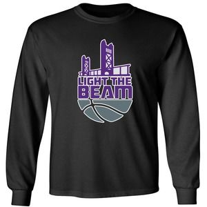 LONG SLEEVE Sacramento Kings Light The Beam Shirt T-Shirt